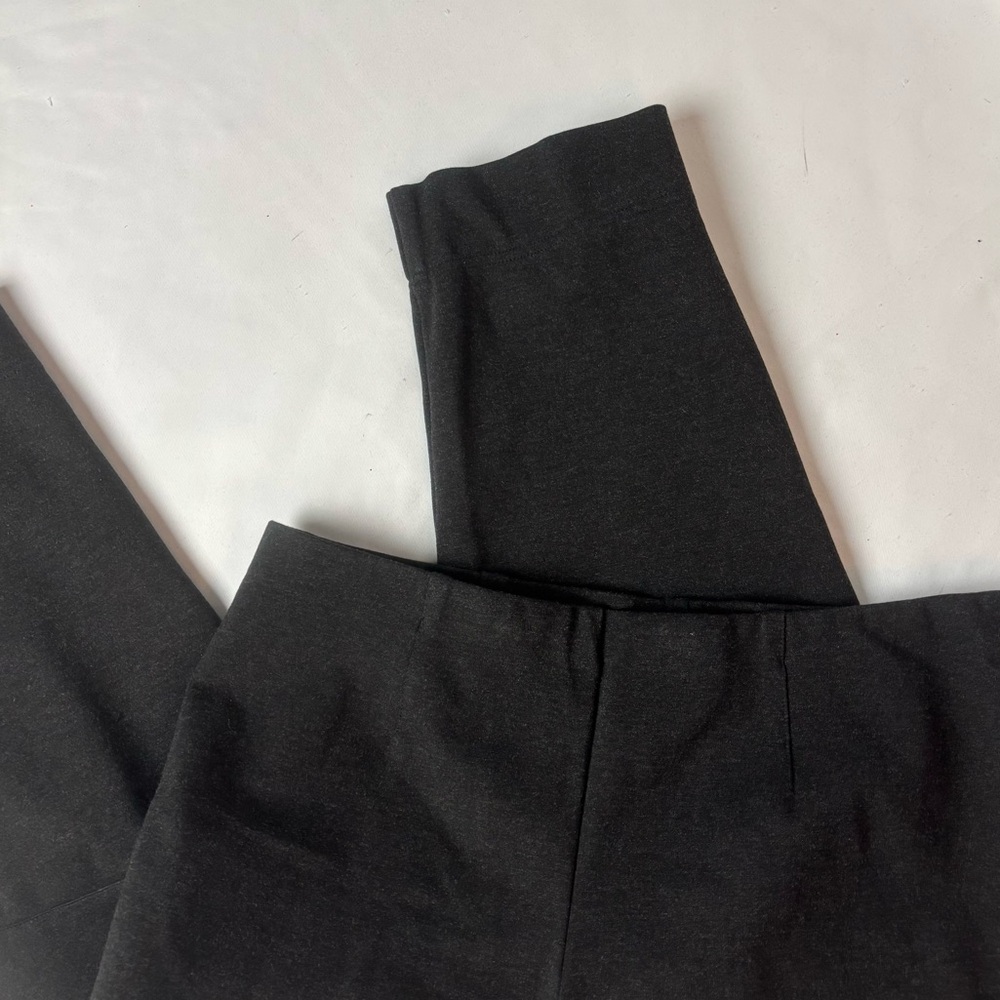 Via Masini 80 Black Ponte Crop Ankle Pants Women’s Sz 10 Italian Sz 48